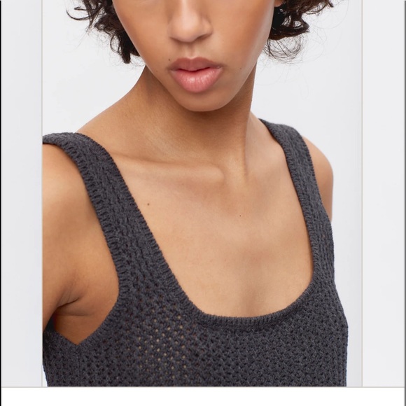 KOTN Samia Square-Neck Knit Tank - Picture 2 of 7